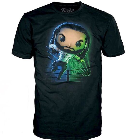 Roman Reigns Funko Pop WWE Exclusive Tee | Black | Unisex XL | New in package - Picture 1 of 3